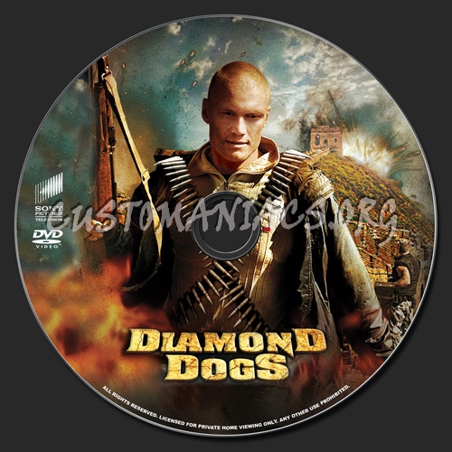 Diamond Dogs dvd label