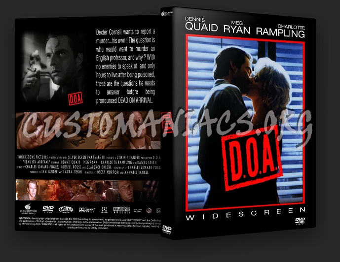 Dead On Arrival / DOA dvd cover