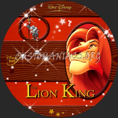 The Lion King dvd label