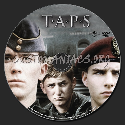 Taps dvd label - DVD Covers & Labels by Customaniacs, id: 43803 free  download highres dvd label