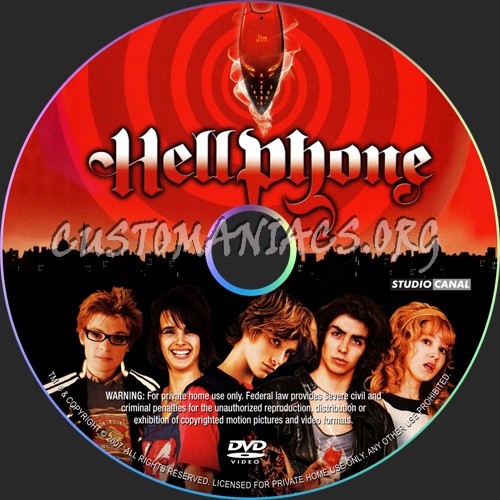 Hellphone dvd label