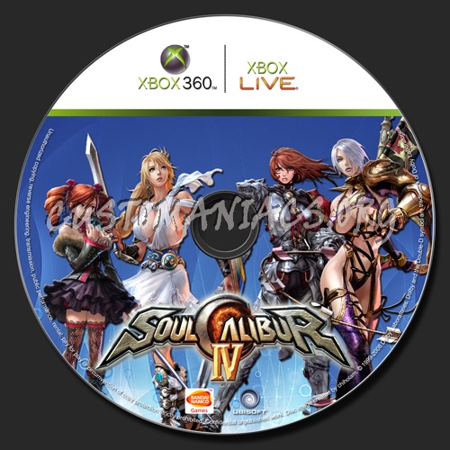 Soul Calibur 4 dvd label