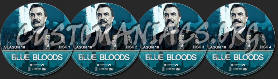 Blue Bloods - Season 10 dvd label