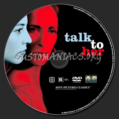 Talk To Her dvd label