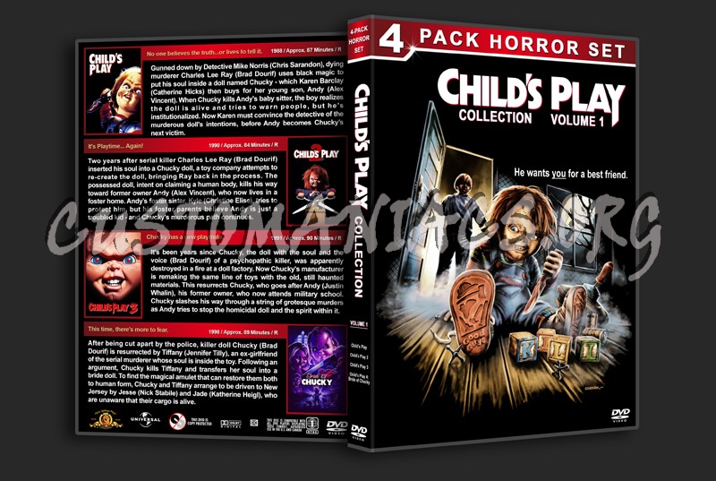 Child’s Play Collection - Volume 1 dvd cover