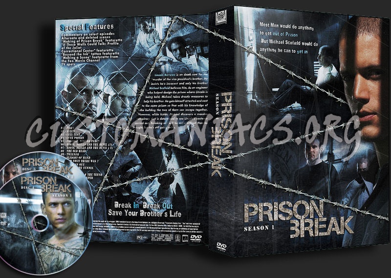 Prison Break Season 1 dvd cover