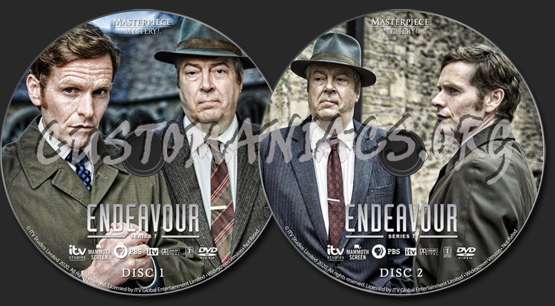 Endeavour - Series 7 dvd label