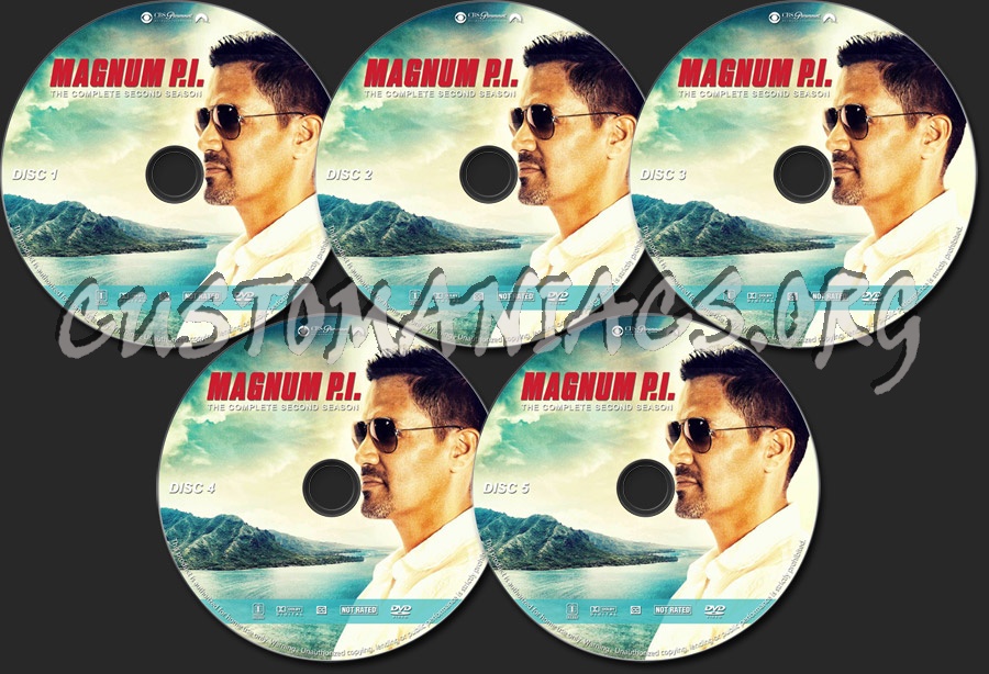 Magnum P.I. - Season 2 dvd label