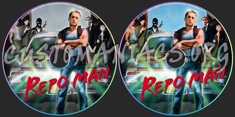 Repo Man dvd label