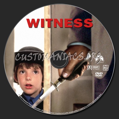 Witness dvd label