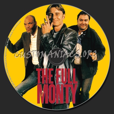 The Full Monty dvd label