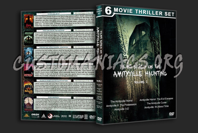 Films Based on the Amityville Haunting - Volume 1 dvd cover