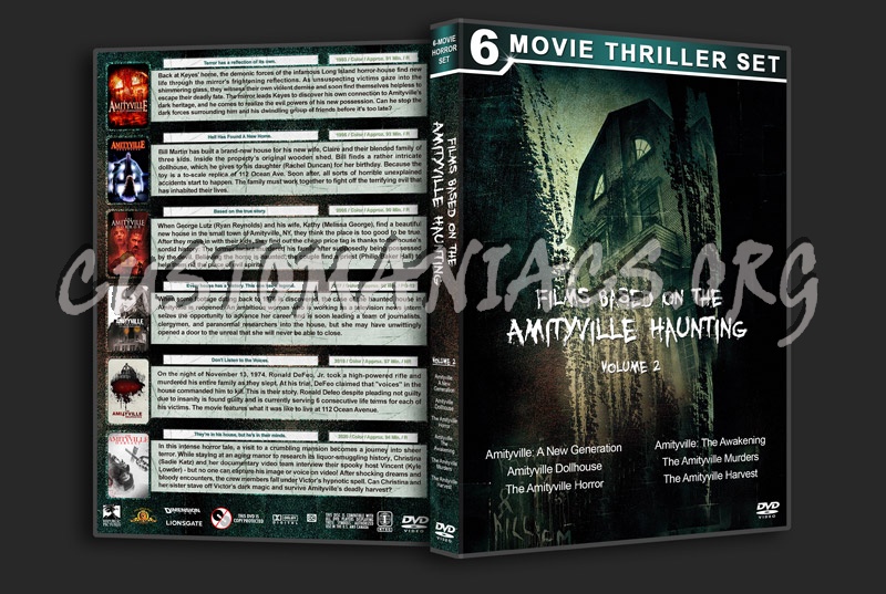 Films Based on the Amityville Haunting - Volume 2 dvd cover