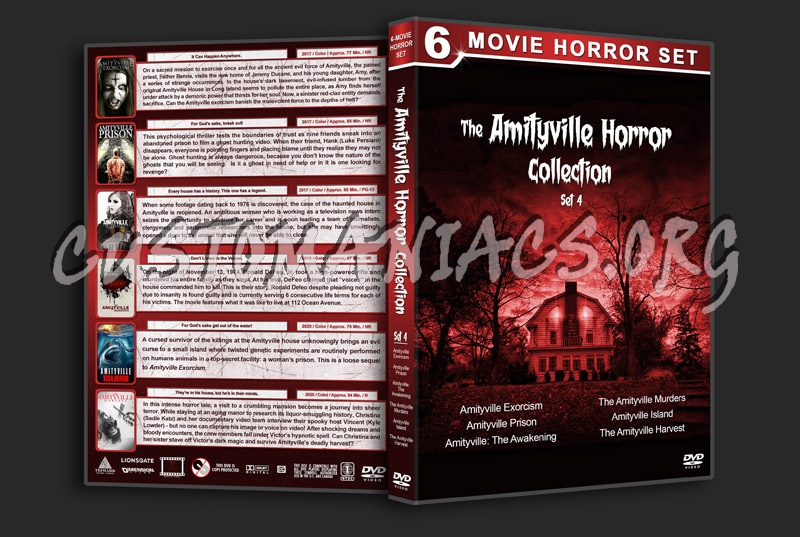 Amityville Horror Collection - Set 4 dvd cover