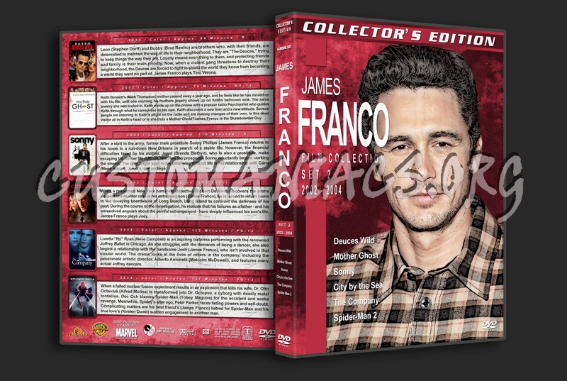 James Franco Filmography - Collection 2 (2002-2003) dvd cover