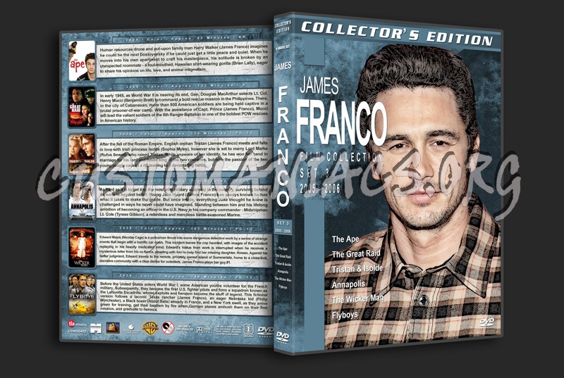 James Franco Filmography - Collection 3 (2005-2006) dvd cover