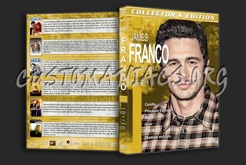James Franco Filmography - Collection 5 (2008-2010) dvd cover