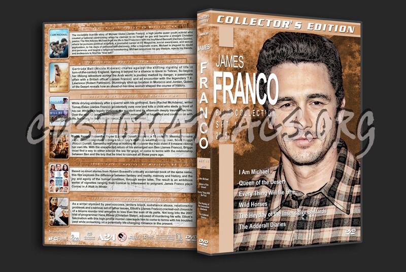 James Franco Filmography - Collection 11 (2015) dvd cover