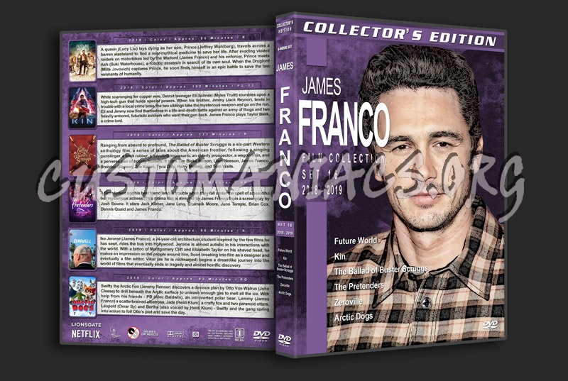 James Franco Filmography - Collection 16 (2018-2019) dvd cover