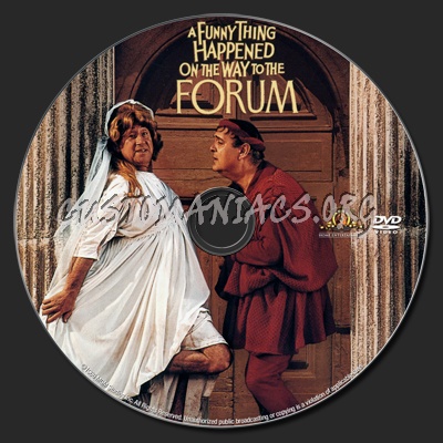 A Funny Thing Happened On The Way To The Forum dvd label