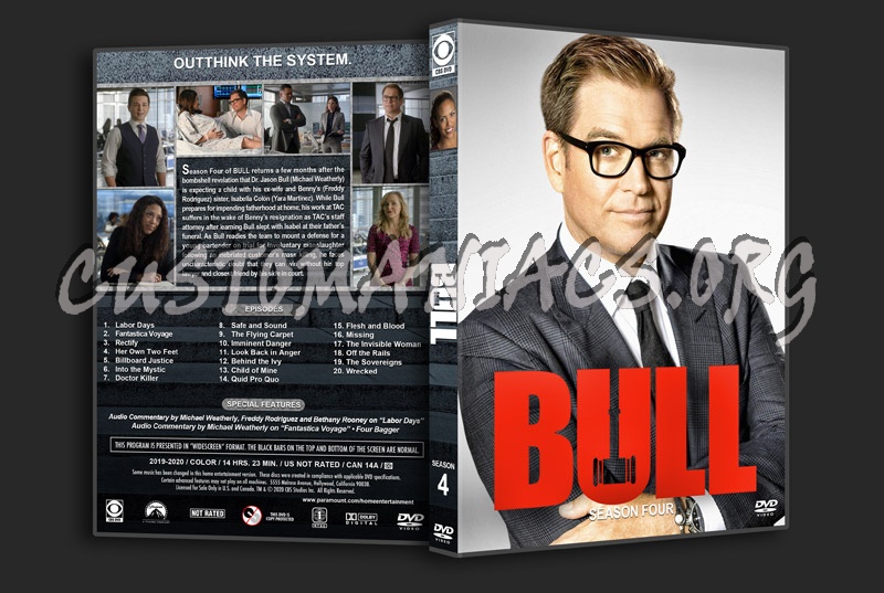 Bull - Season 4 dvd cover