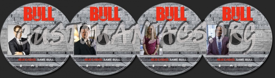 Bull - Season 4 dvd label