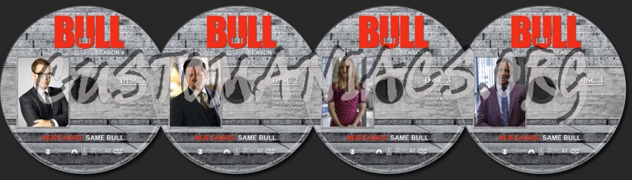 Bull - Season 4 dvd label