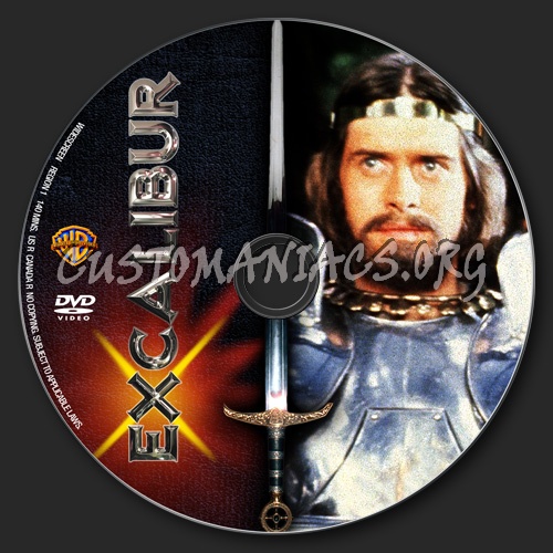 Excalibur dvd label