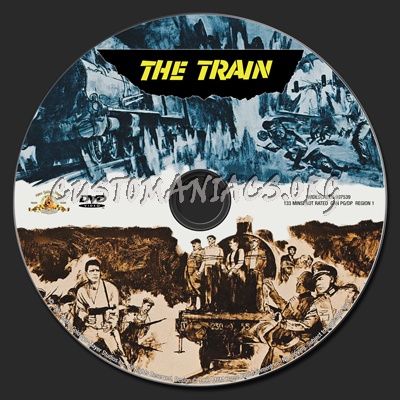 The Train dvd label