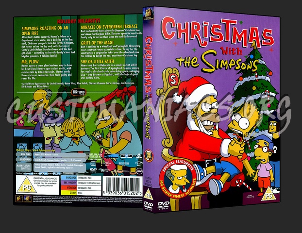 Christmas With The Simpsons dvd cover