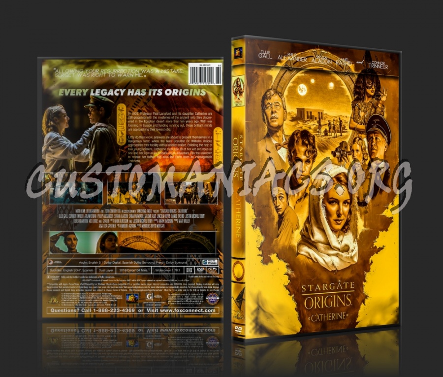Stargate Origins - Catherine - Season 1 dvd cover