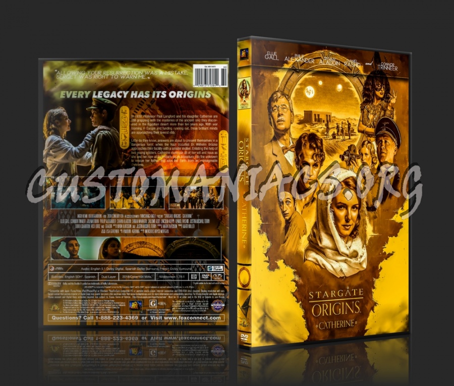 Stargate Origins - Catherine - Season 1 dvd cover