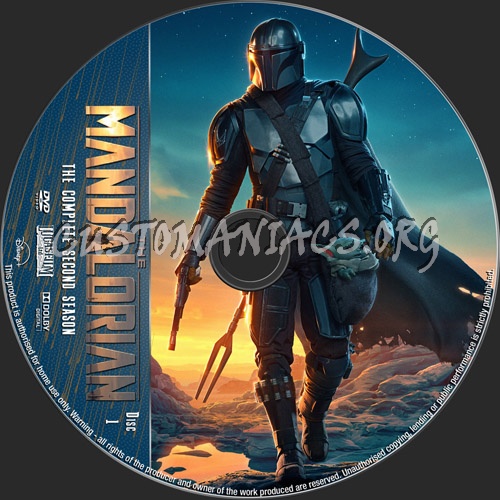 The Mandalorian Season 2 dvd label