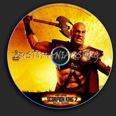 The Scorpion King 2: Rise of a Warrior dvd label