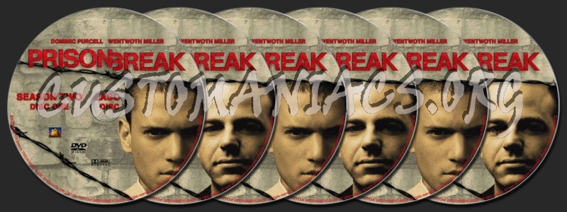 Prison Break S2 dvd label