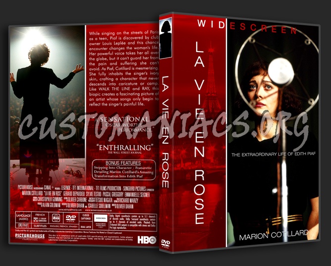 La Vie En Rose dvd cover