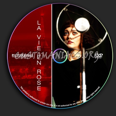 La Vie En Rose dvd label