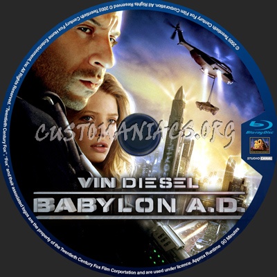 Babylon A.D. blu-ray label