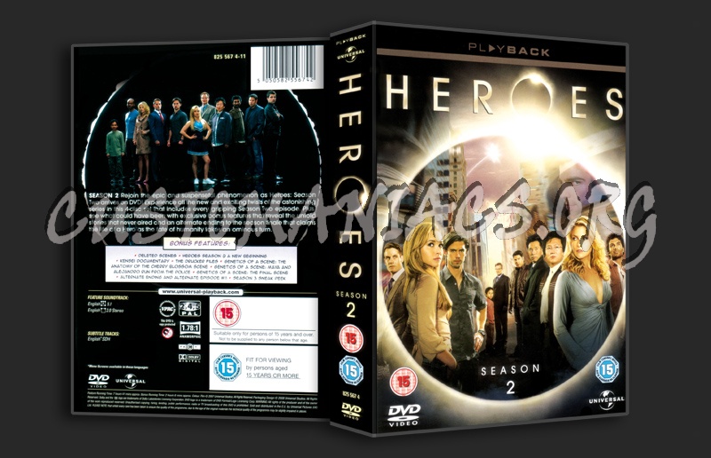 Heroes Season 2 dvd cover