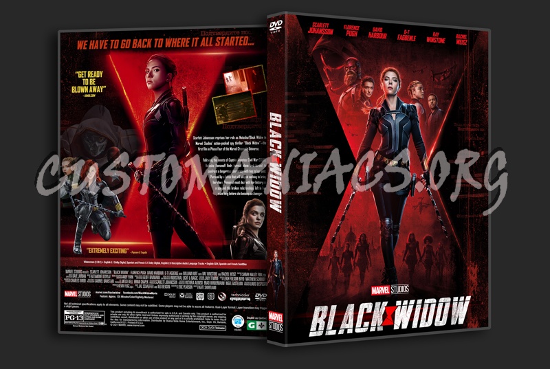 Black Widow (2021) dvd cover