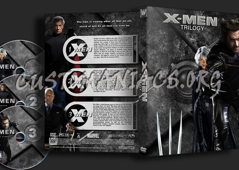 X Men Trilogy dvd cover