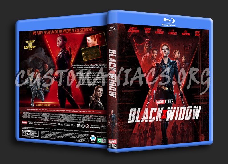 Black Widow (2021) dvd cover