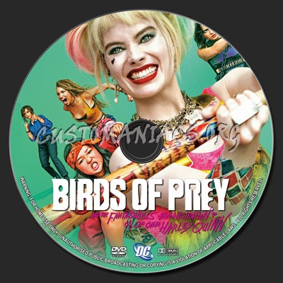 Birds of Prey (and the Fantabulous Emancipation of One Harley Quinn) (2020) dvd label