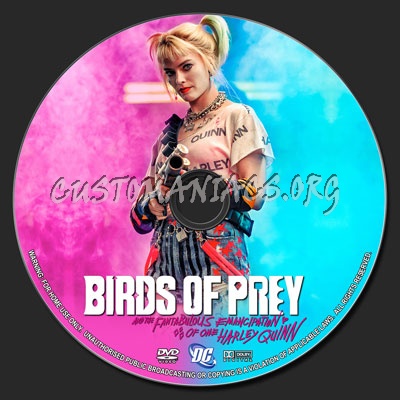 Birds of Prey (and the Fantabulous Emancipation of One Harley Quinn) (2020) dvd label