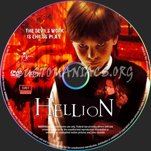 Hellion dvd label