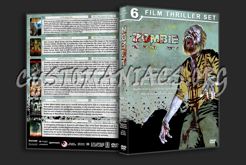 Zombie Collection - Set 4 dvd cover