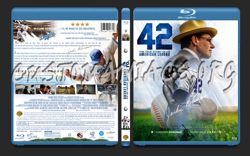 42 (2013) blu-ray cover