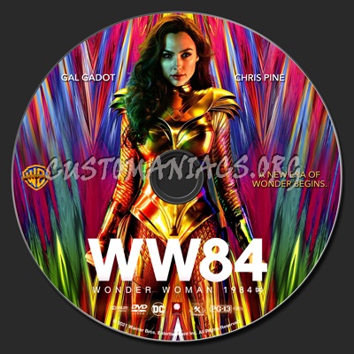 Wonder Woman 1984 dvd label