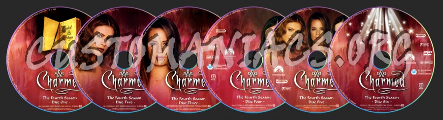 Charmed Season 4 dvd label