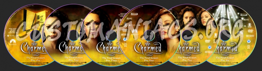 Charmed Season 8 dvd label